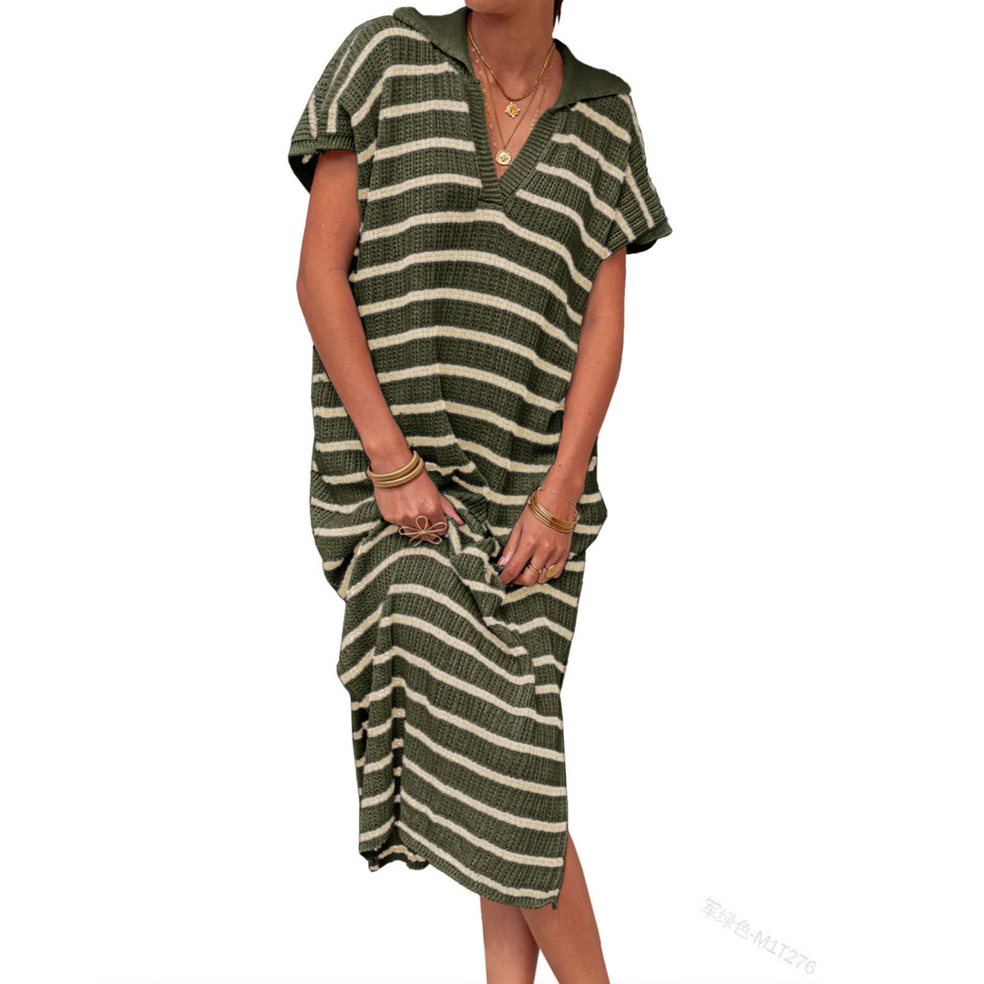 Odessa | Summer Graceful Slit Loose Women Maxi Dress