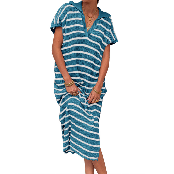 Odessa | Summer Graceful Slit Loose Women Maxi Dress