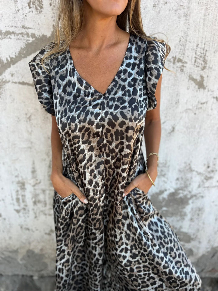 Cassandra | Trendy V-Neck Women Jumpsuit