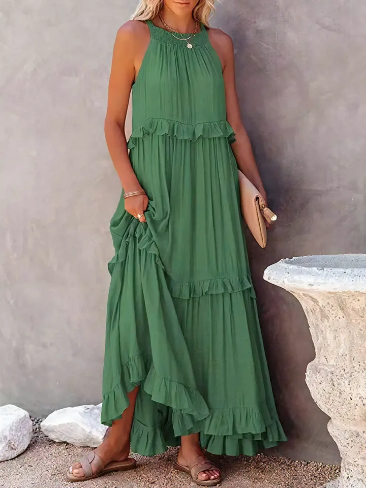 Cherry | Flow & Flutter Women Maxi Dress