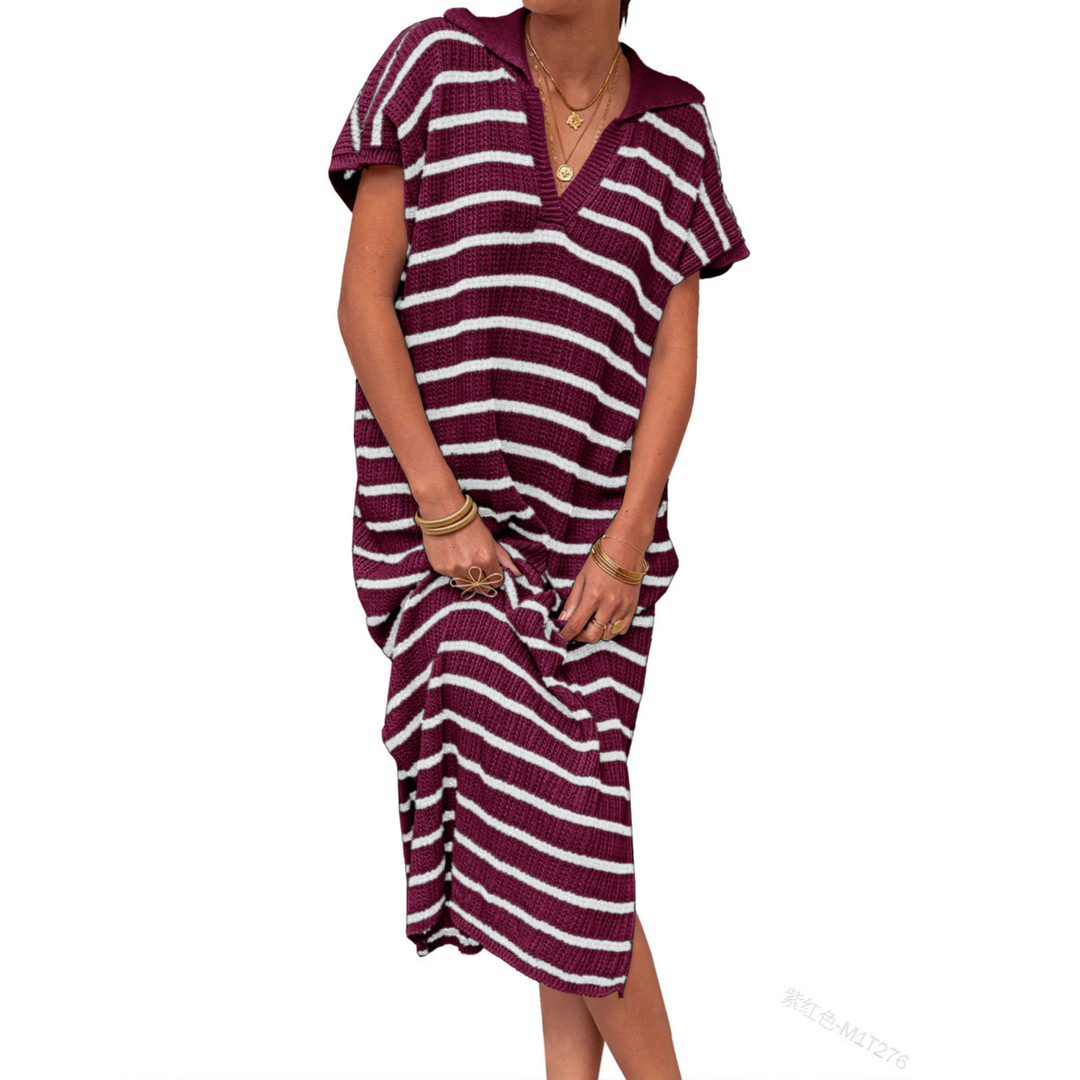 Odessa | Summer Graceful Slit Loose Women Maxi Dress