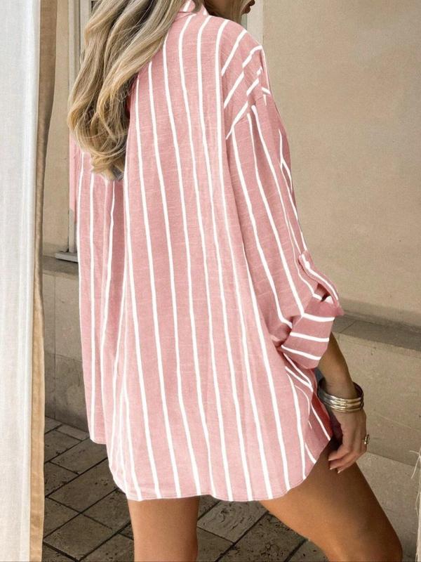 ELISENA | Timeless Long Sleeve Striped Summer Top