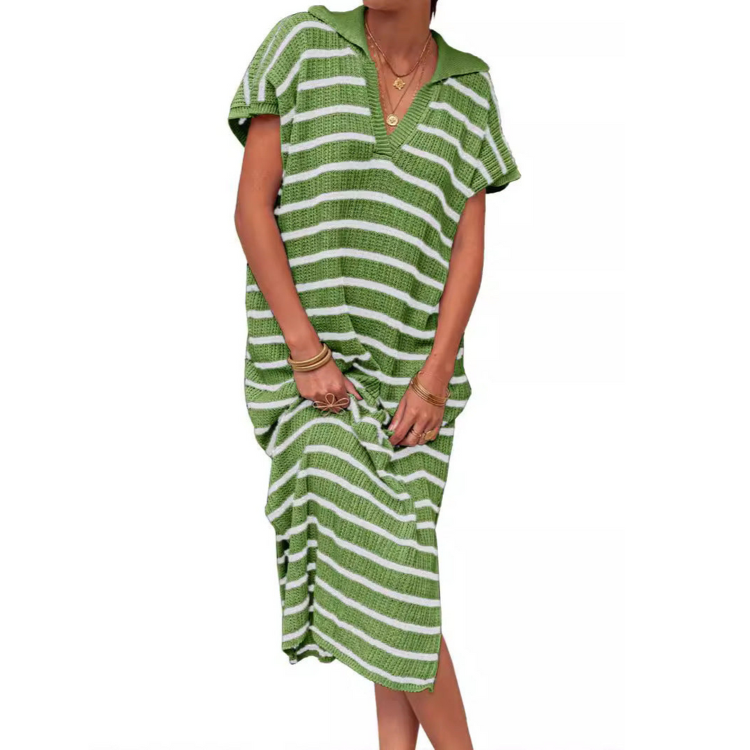 Odessa | Summer Graceful Slit Loose Women Maxi Dress