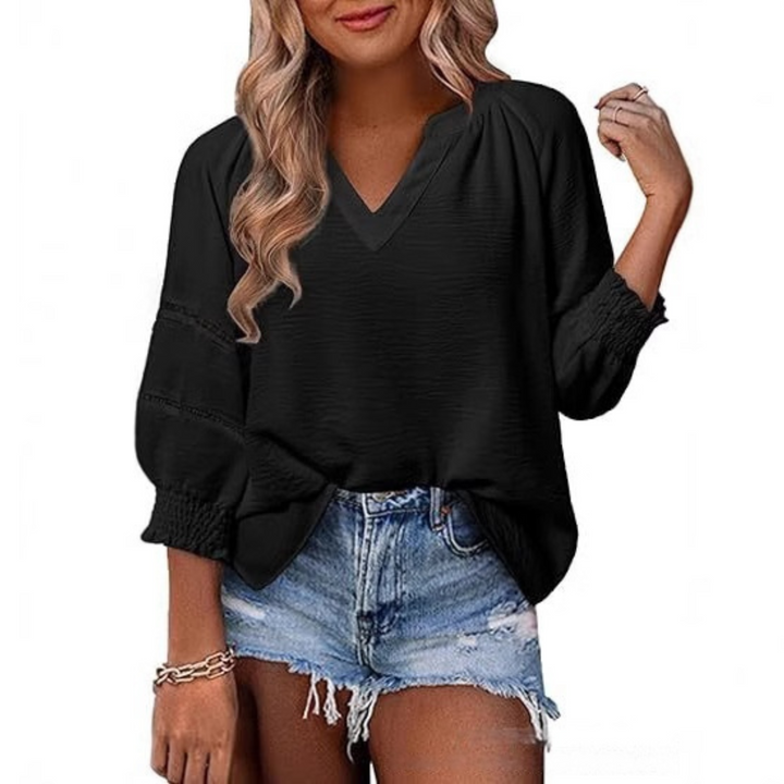 GIANNA | Casual Elegant Lantern Sleeve Summer Blouse