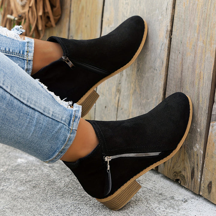 Clara | Orthopedic Zip Ankle Boot