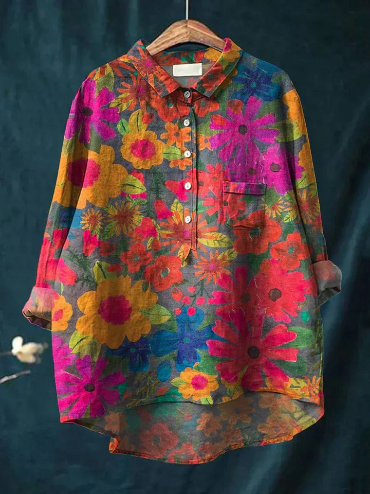 Gianna| Women Plant Art Shirt