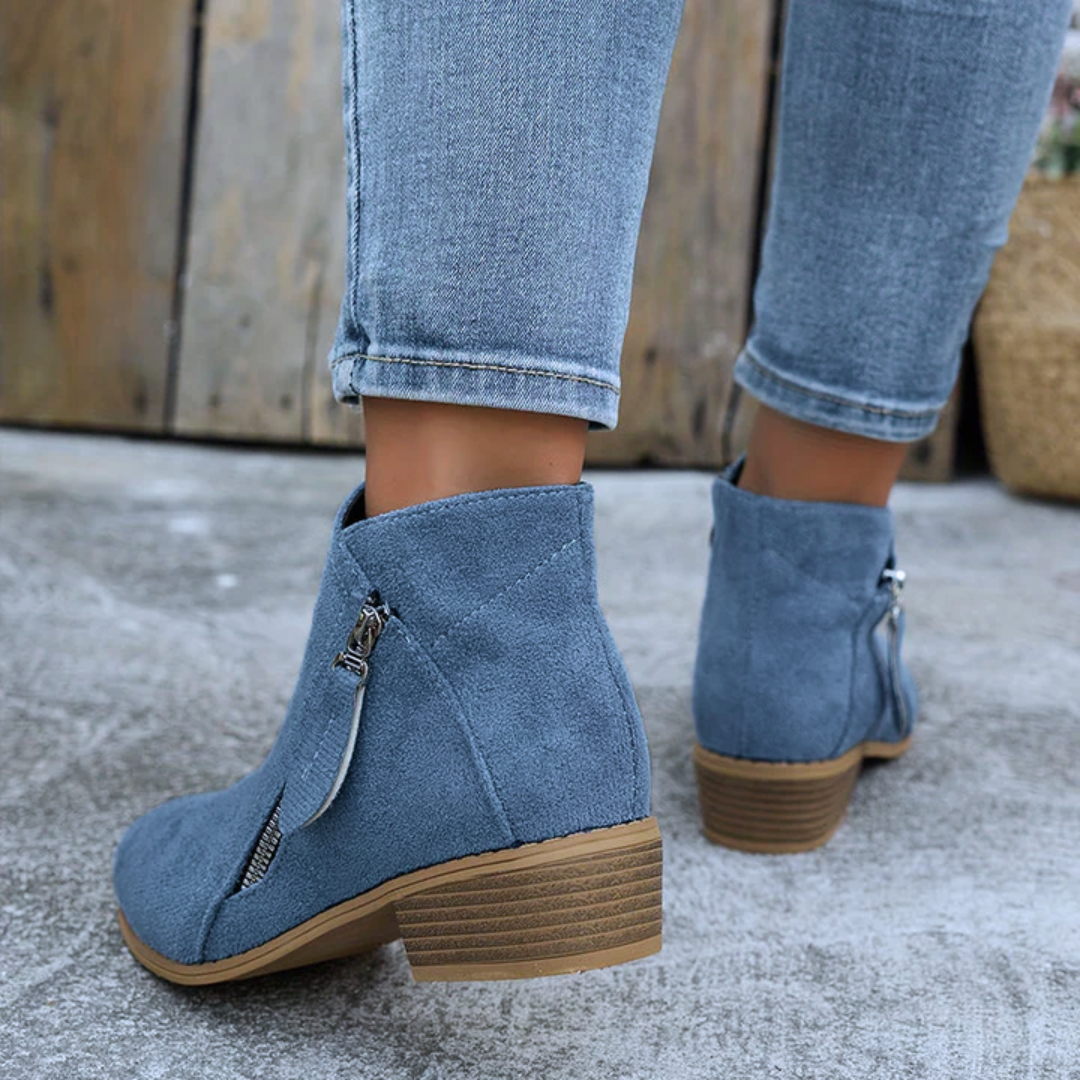 Clara | Orthopedic Zip Ankle Boot