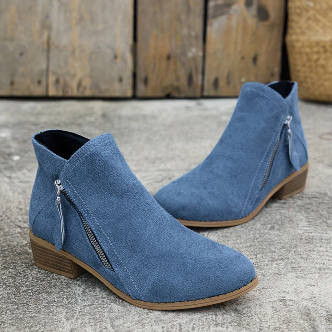 Clara | Orthopedic Zip Ankle Boot