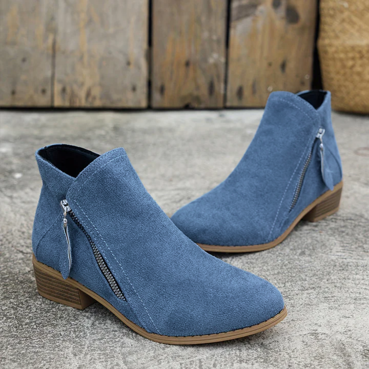 Clara | Orthopedic Zip Ankle Boot