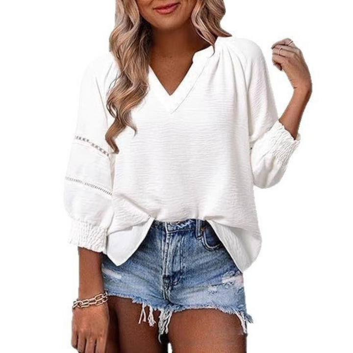 GIANNA | Casual Elegant Lantern Sleeve Summer Blouse