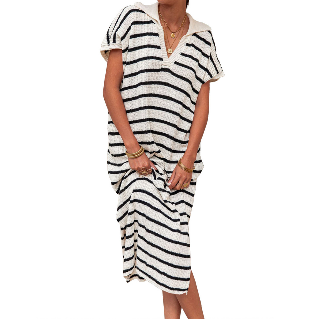 Odessa | Summer Graceful Slit Loose Women Maxi Dress