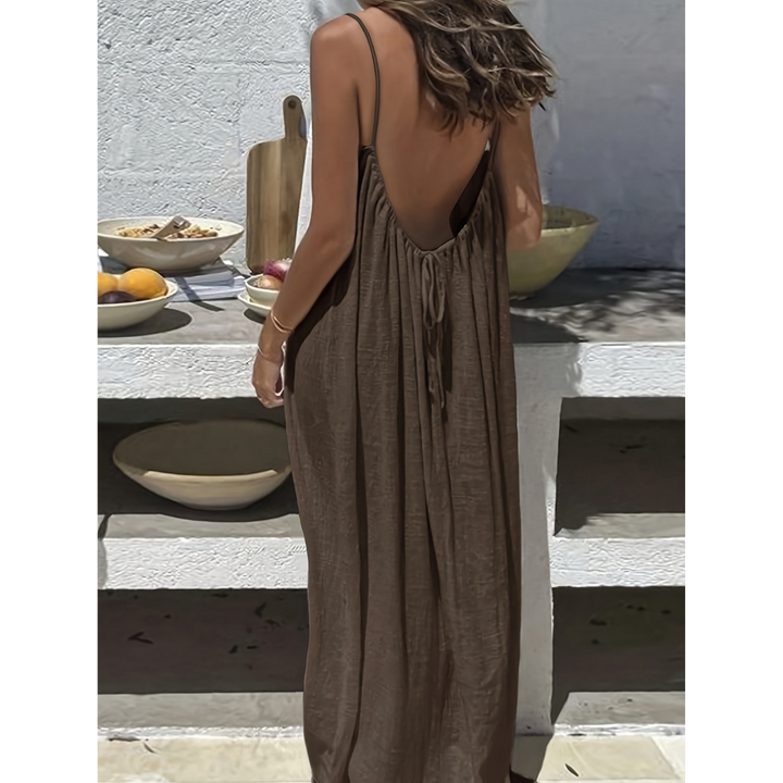 Afila| Casual Backless Cami Summer Dress