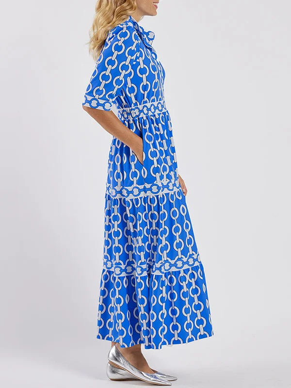 Alyana | Chain Link Women Midi Dress