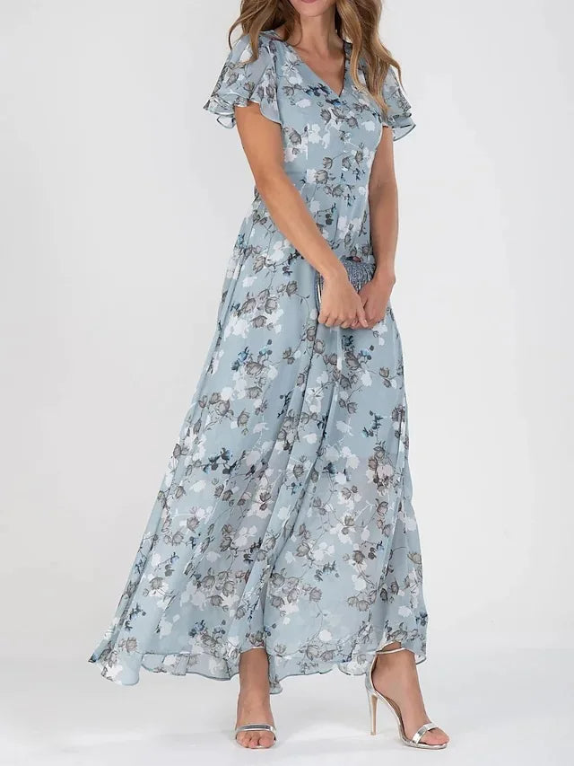Brenda | Flowing Women Floral Maxi Dress