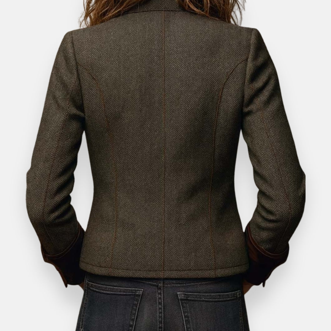 Corrie | Herringbone Tweed Jacket