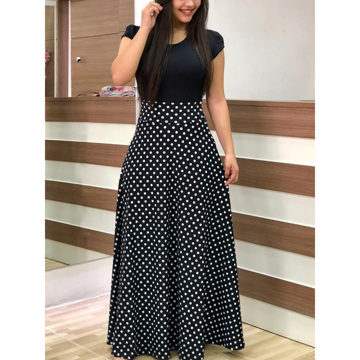 Evalise | Elegant Floral Bodycon Maxi Dress
