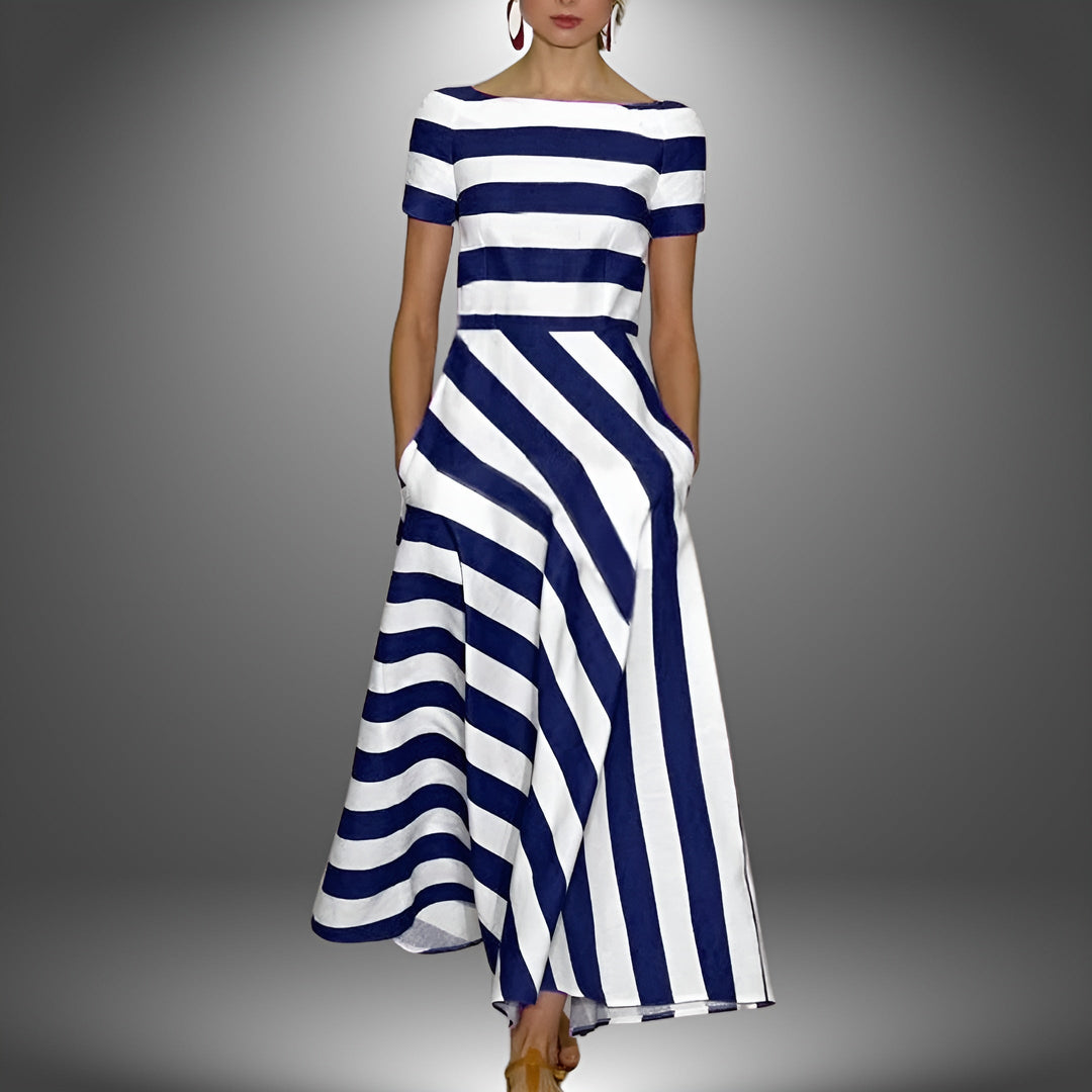 Diane | Effortless Modern Women Stripe Dress