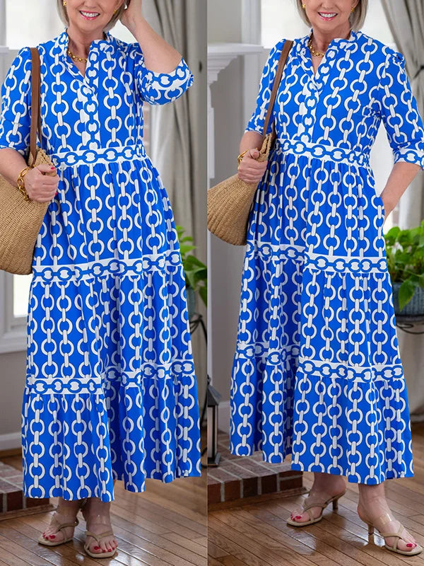 Alyana | Chain Link Women Midi Dress