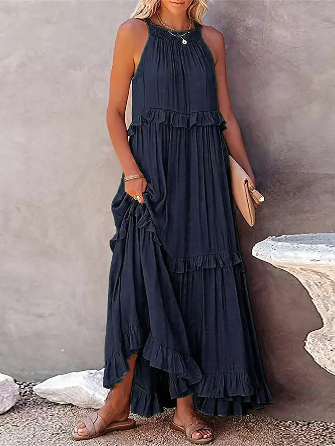 Cherry | Flow & Flutter Women Maxi Dress