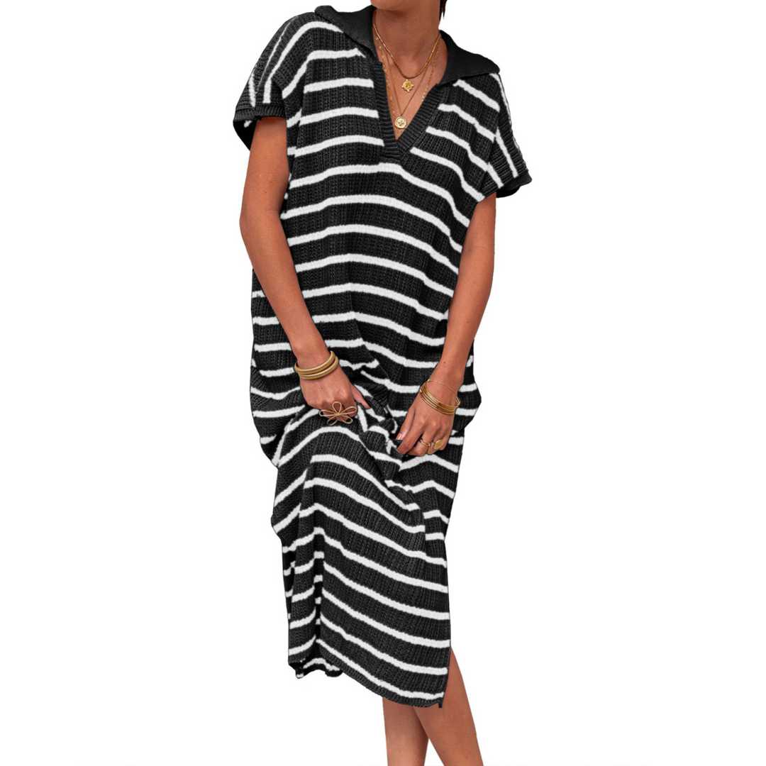 Odessa | Summer Graceful Slit Loose Women Maxi Dress