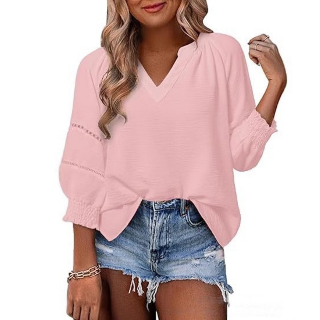 GIANNA | Casual Elegant Lantern Sleeve Summer Blouse