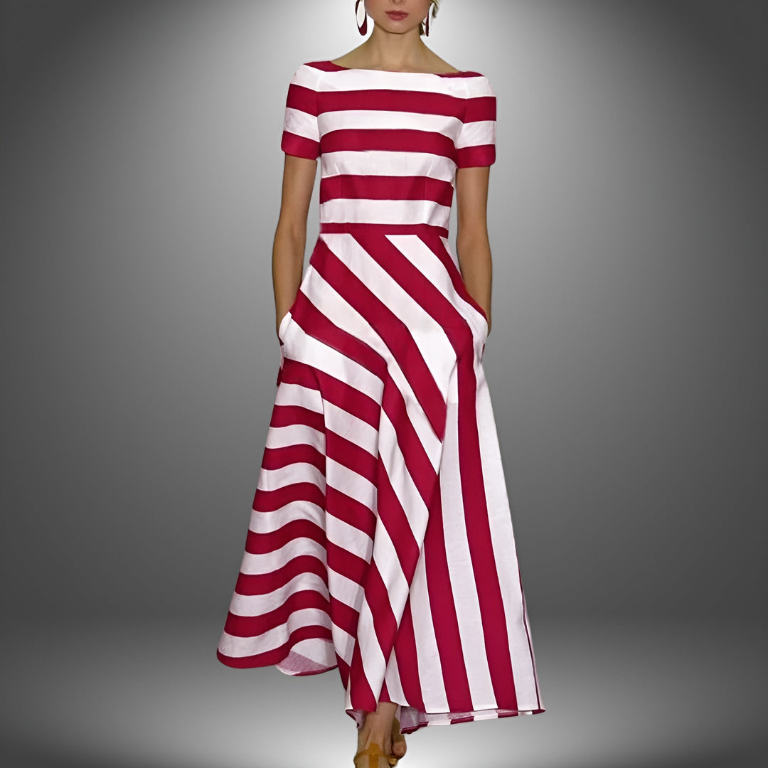 Diane | Effortless Modern Women Stripe Dress