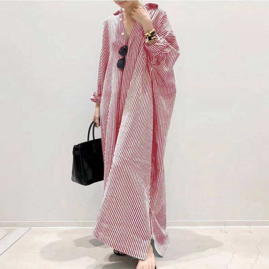 Linnaea | Everyday Stripped Women Maxi Dress