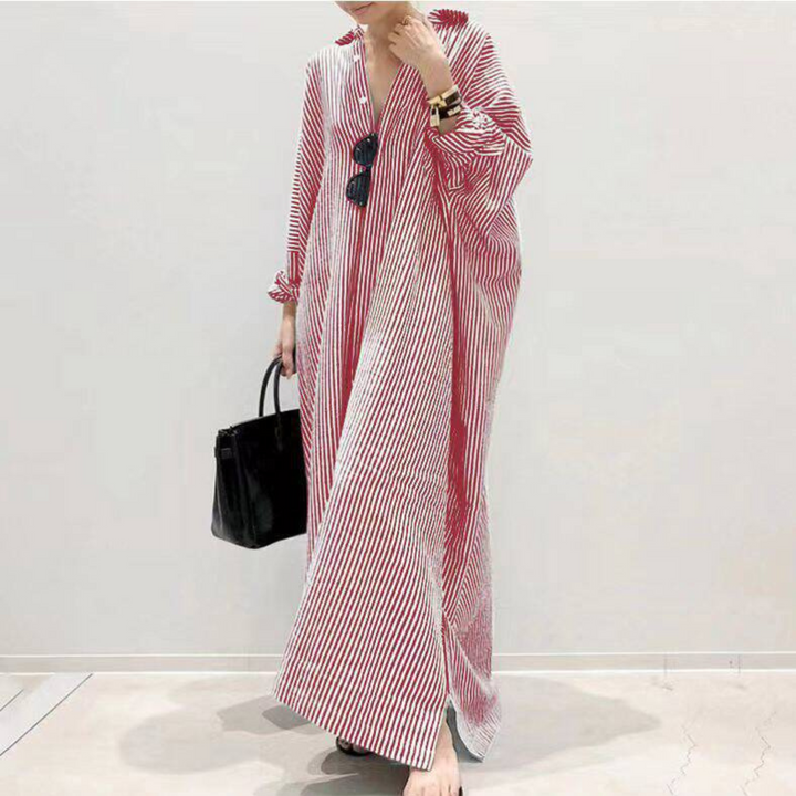 Linnaea | Everyday Stripped Women Maxi Dress