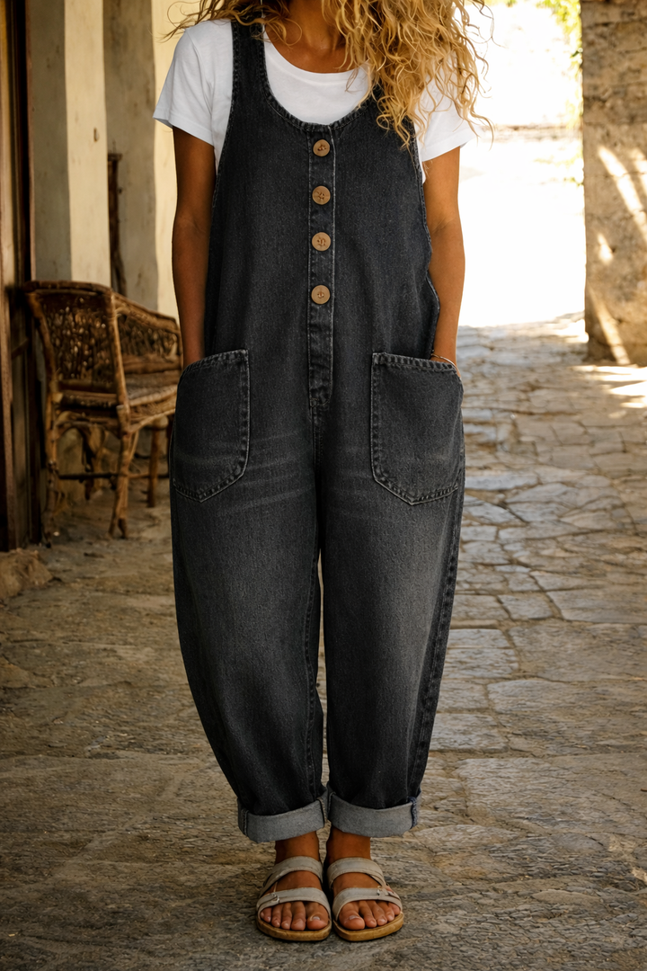 Harlow | Vintage Wide-Leg Overalls
