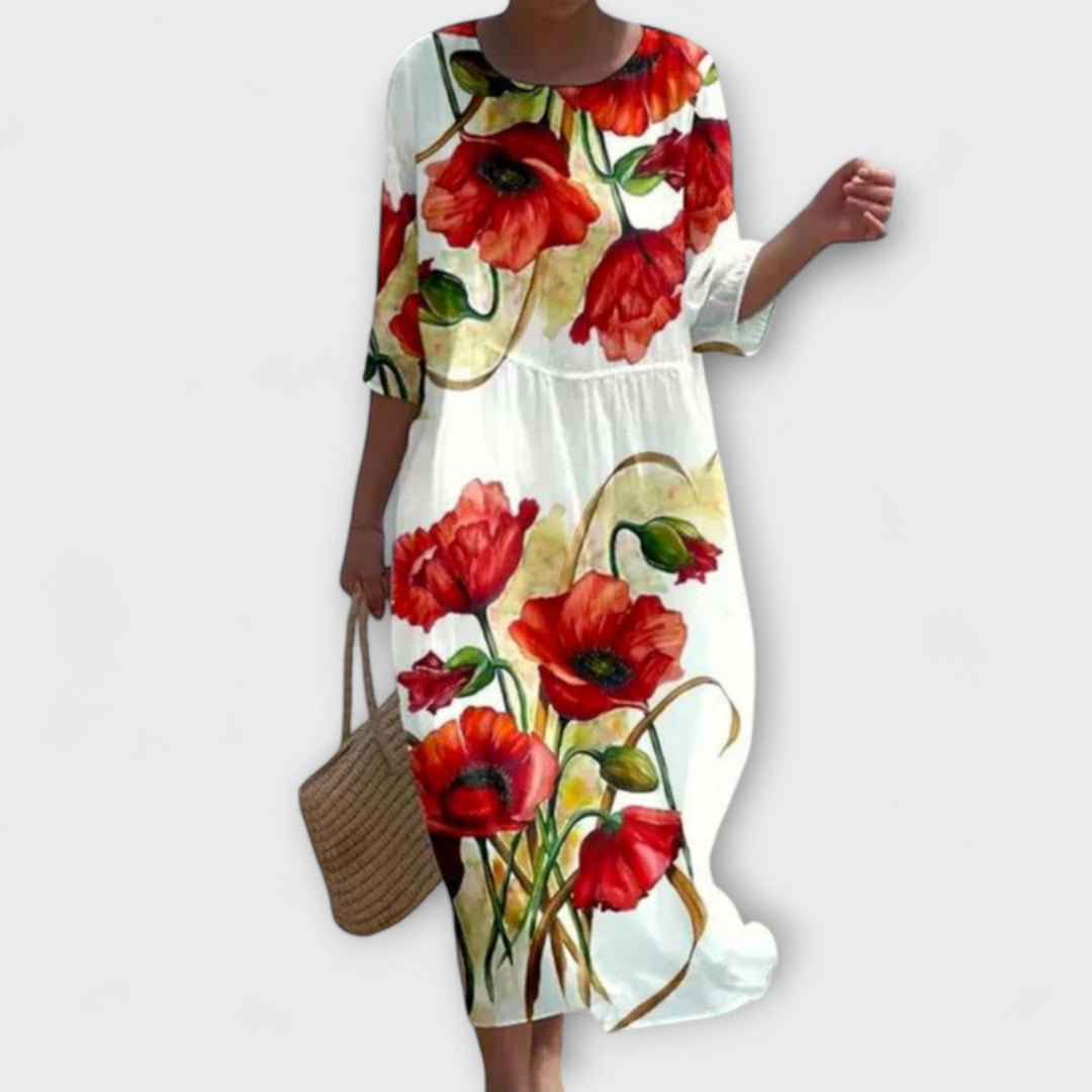 Shae | Elegant Women Floral Maxi Dress