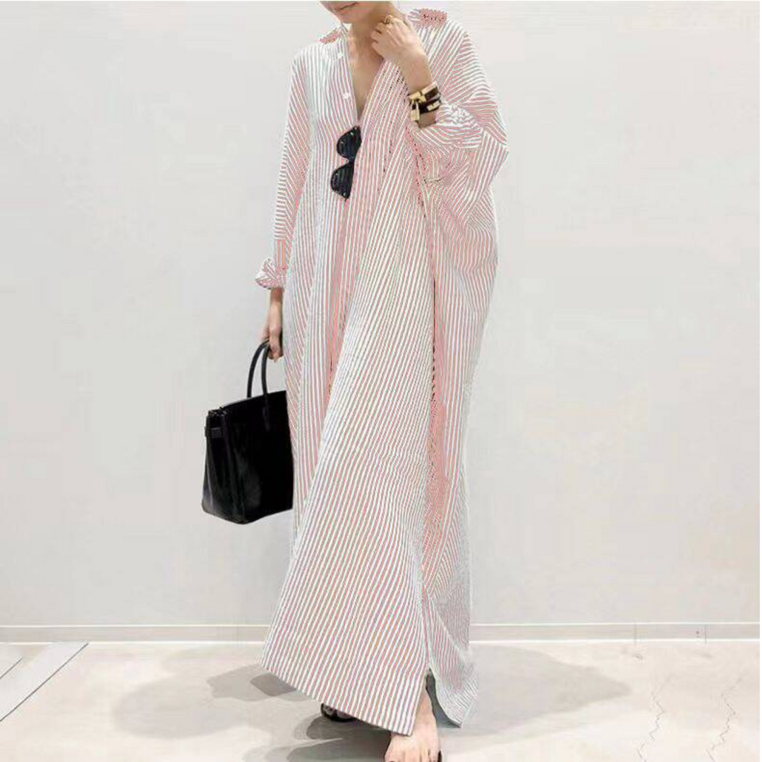 Linnaea | Everyday Stripped Women Maxi Dress