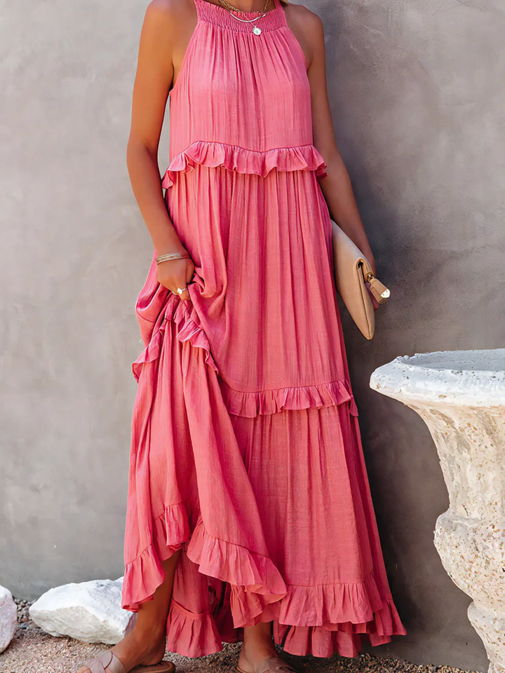Cherry | Flow & Flutter Women Maxi Dress