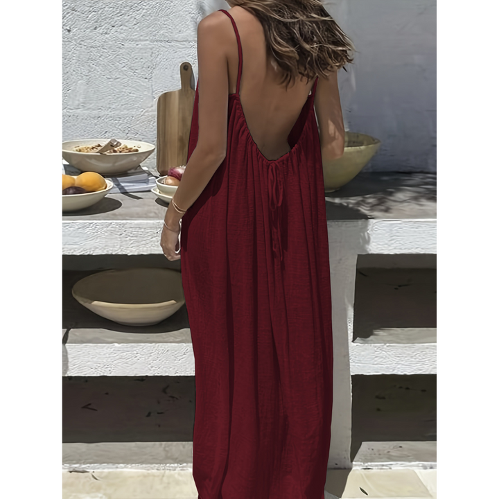 Afila| Casual Backless Cami Summer Dress