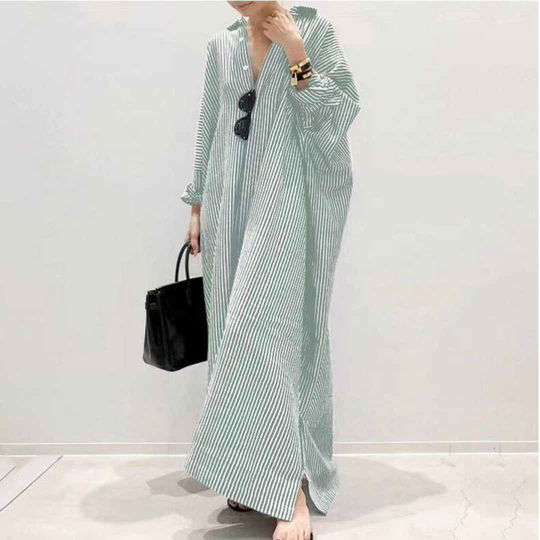 Linnaea | Everyday Stripped Women Maxi Dress