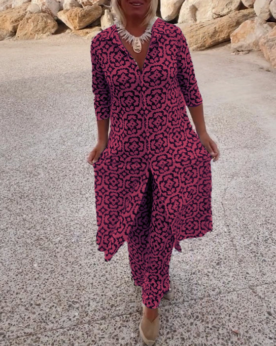 Maeve | Printed Tunic & Trouser Set