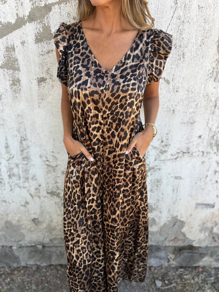Cassandra | Trendy V-Neck Women Jumpsuit