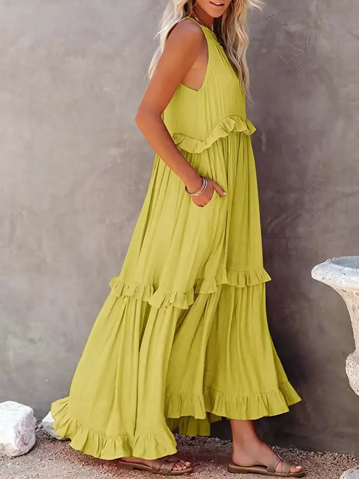 Cherry | Flow & Flutter Women Maxi Dress