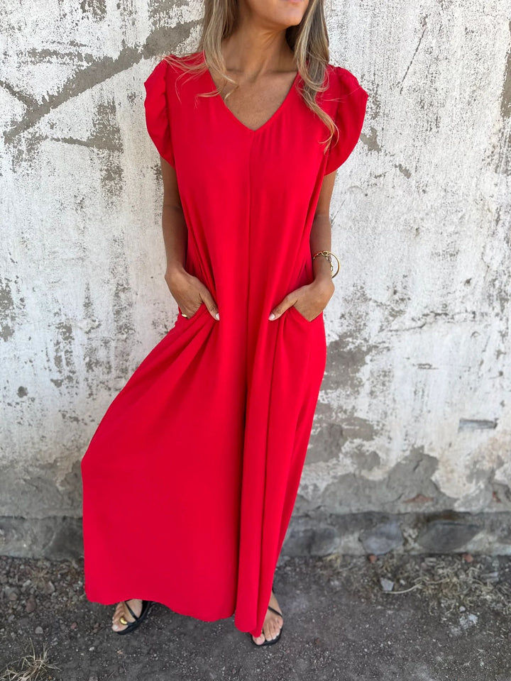 Cassandra | Trendy V-Neck Women Jumpsuit