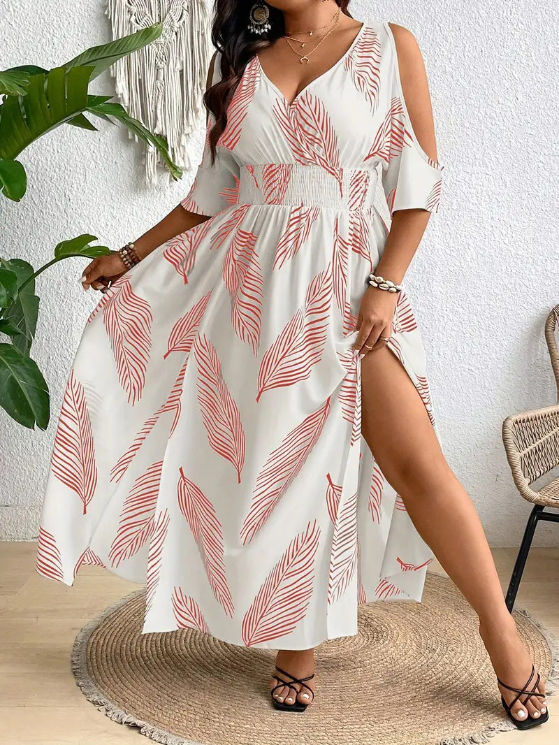 Sizaine | Comfy Plus Size Casual Flowy Summer Dress