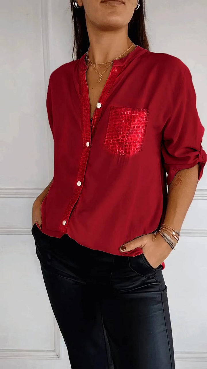 Danica | Women Sequin Detailed Blouse