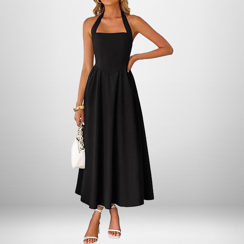 Winslow | Trendy Halter Neck Sleeveless Dress