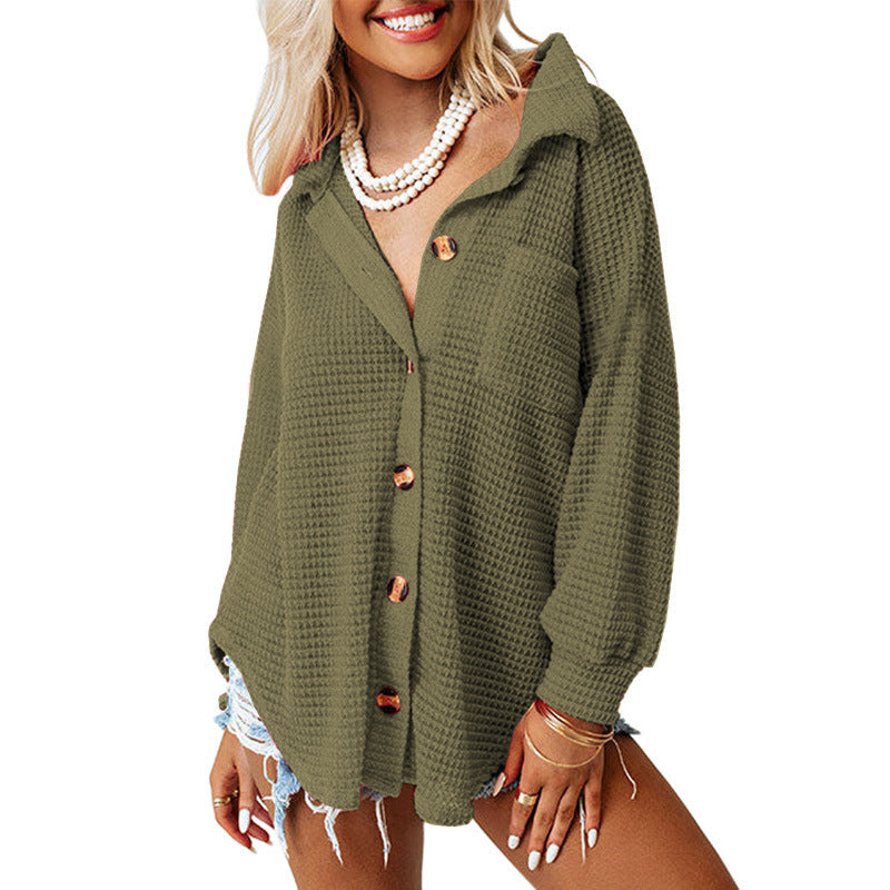 Kumot | Comfy Long Sleeve Button Down Collared Blouse