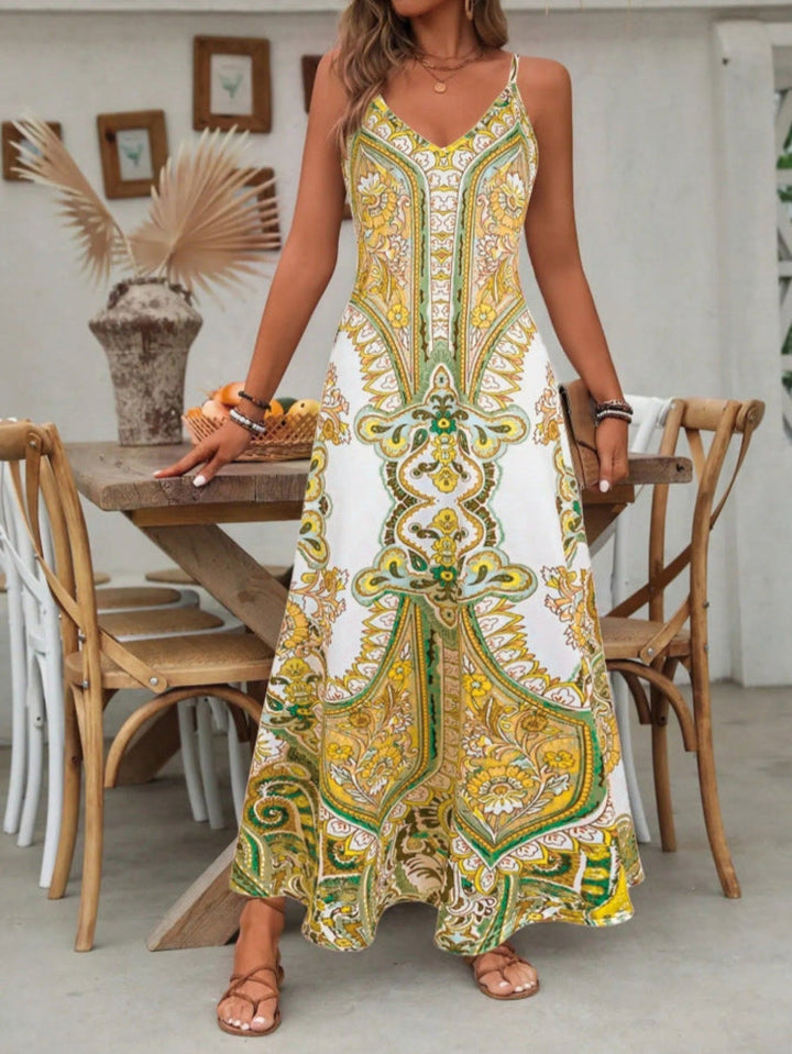 Jayzhel | Chic Summer Sleeveless Strap Maxi Dress