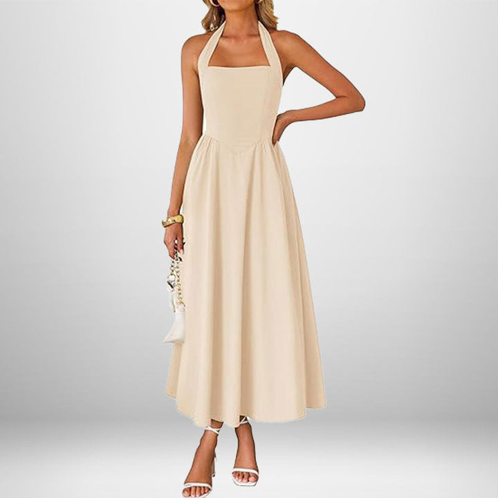 Winslow | Trendy Halter Neck Sleeveless Dress