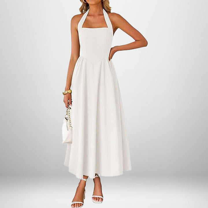 Winslow | Trendy Halter Neck Sleeveless Dress