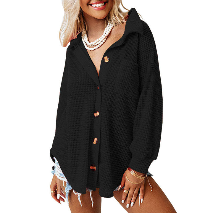 Kumot | Comfy Long Sleeve Button Down Collared Blouse