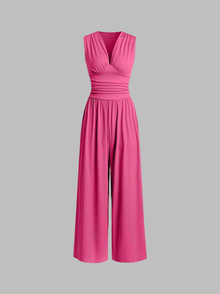 Solange | The Sleeveless Wide-Leg Jumpsuit