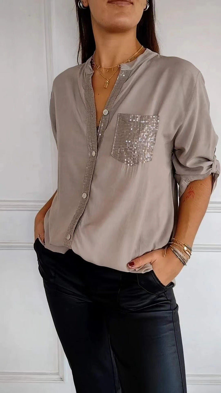 Danica | Women Sequin Detailed Blouse