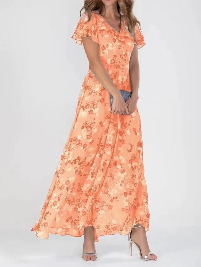 Brenda | Flowing Women Floral Maxi Dress