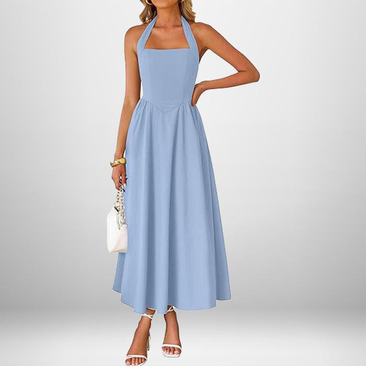 Winslow | Trendy Halter Neck Sleeveless Dress